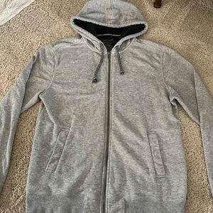 Nordstrom Men’s Shop Grey Hoodie Zip Up
